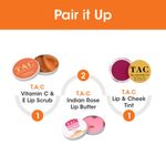 Buy TAC - The Ayurveda Co. Vitamin C & E Lip Scrub for Dark, Dry and Chapped Lips, 20gm - Purplle