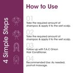 Buy TAC - The Ayurveda Co. Onion Hair Shampoo with Ginger for Healthy Hair and Scalp, 250ml - Purplle
