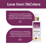 Buy TAC - The Ayurveda Co. Onion Hair Shampoo with Ginger for Healthy Hair and Scalp, 250ml - Purplle