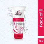 Buy Alite Oil Control Face Wash 70g (Pack Of 6) - Formulated Mild and Tiny Crystals & Soap Free Formula || Helps to Make Skin Oil Free, Soft, Refreshed and Acne Free Skin (Unisex) - Purplle