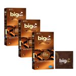 Buy Bigfun Flavoured Dotted, Ribbed & Contoured Long Lasting Condom for Men Count 10 - Total 30 Condoms ( Tempting Chocolate, Pack of 3 ) Sensually Flavored - Purplle