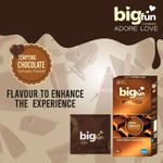 Buy Bigfun Flavoured Dotted, Ribbed & Contoured Long Lasting Condom for Men Count 10 - Total 30 Condoms ( Tempting Chocolate, Pack of 3 ) Sensually Flavored - Purplle