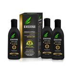Buy Enshine Medicated Hair Oil Combo Pack of 3 (100ml Each) Light and Non-Sticky | Free From Mineral Oil | Rich Blend of 21 Herbal Oils || Helps to Control Hair Fall and Make Dandruff Free - Purplle