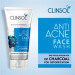 Buy Leeford Clinsol Anti Acne Charcoal Facewash Pack Of 6 - (70 Gm Each) - Purplle