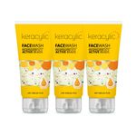 Buy Leeford Keracylic Face Wash with Active Beads 70g Combo Pack of 3 - with1% Salicylic acid, Refreshed for Brighter & Better Skin - Purplle