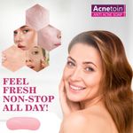 Buy Leeford Women's Acnetoin Anti Acne Bathing Soap 75g Pack of 6 - Enriched With Tea Tree Oil & Vitamin E | Helps in Acne & Pimples - Purplle