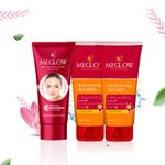 Buy Meglow Skin Care Combo - Fairness Cream for Women (50g) + (2) Refreshing Facewash 70g - Pack of 3 - Purplle