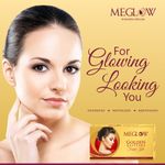 Buy Meglow Golden Glitters Facial Kit for women with complete 5 step facial system formula for Glowing skin 105g - Pack of 1 - Purplle