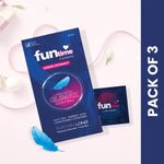 Buy Funtime Luricated, Dotted & Ribbed 10pcs Each (Climax Control) For Men Combo - Count 10, Pack of 3 - Purplle