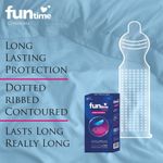 Buy Funtime Luricated, Dotted & Ribbed 10pcs Each (Climax Control) For Men Combo - Count 10, Pack of 3 - Purplle