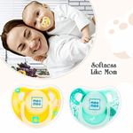 Buy Mee Mee Baby Pacifier (Orthodontic Nipple, Yellow/Green) - Purplle