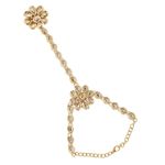 Buy Bamboo Tree Jewels Kundan Bracelet Artificial Fashion Jewellery For Women Gold Color - Purplle