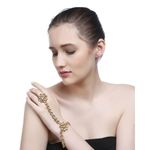 Buy Bamboo Tree Jewels Kundan Bracelet Artificial Fashion Jewellery For Women Gold Color - Purplle