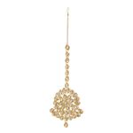 Buy Bamboo Tree Jewels Gold Kundan Maang Tika - Purplle