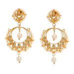 Buy Bamboo Tree Jewels Green Beaded Gold-Toned Kundan Necklcae & Earrings Jewellery Set - Purplle