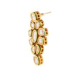 Buy Bamboo Tree Jewels Kundan Necklace And Earring Gold Color Jewellery Set - Purplle