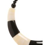 Buy Bamboo Tree Jewels Brown & Black Color Raisin And Wood Necklace - Purplle