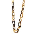 Buy Bamboo Tree Jewels Brown & Black Color Raisin And Wood Necklace - Purplle