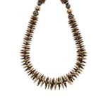 Buy Bamboo Tree Jewels Brown & Black Color Raisin And Wood Necklace - Purplle