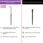 Buy GUBB Eyeliner & Eyeshadow Brush for Eye Makeup Application 1 Pc - Purplle