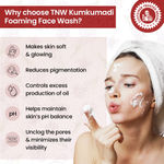 Buy TNW – The Natural Wash Kumkumadi Foaming Face Wash for Glowing Skin | With Kumkumadi Oil & Rice Water Extract | Reduces Pigmentation & Controls Excess Oil | Suitable for All Skin Types - Purplle