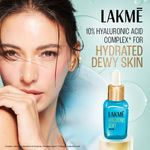 Buy Lakme Hyaluronic Dewy Serum |With 10% Hyaluronic Acid & Pentavitin Complex | Instant Hydration |15 ml - Purplle