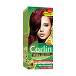 Buy Corlin Herbal Permanent Hair Color Cream, Burgundy C3.16 (100g x 2pcs) - Purplle