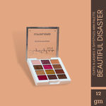 Buy Cuffs n Lashes x Shystyles | The Shystyles Palette | 12 Color Mini Palette - Beautiful Disaster - Purplle