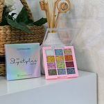 Buy Cuffs n Lashes x Shystyles | The Shystyles Palette | 12 Color Mini Palette - Glitter Heart 1 - Purplle