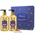 Buy St.Botanica Smoothening Haircare Combo | StBotanica Pro Keratin & Argan Oil Shampoo + Conditioner Kit (300ml Each), No Sulphate, Paraben - Purplle