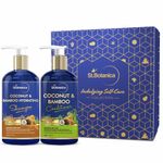 Buy St.Botanica Strengthening Haircare Combo | StBotanica Coconut Oil & Bamboo Hair Strengthening Shampoo, 300ml + StBotanica Coconut & Bamboo Hair Conditioner, 300ml - Purplle