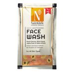 Buy NutriGlow Advanced Organics Skin Whitening Face Wash For All Skin Types, 10 ml - Purplle