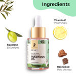 Buy Pilgrim Squalane & Vitamin C Rosewood Oil for Brightening & Smooth Skin - Purplle