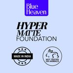 Buy Blue Heaven Hyper Matte Foundation- 302 Honey Tan, 30 ml - Purplle