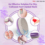 Buy Majestique Pumice Stone with Grip Pedicure Tools for Hard Skin Callus for Remove Dead Skin, Heels, Elbows, Hands - 2Pcs/Multicolor - Purplle