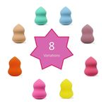 Buy Majestique 3 Types of Sponge Set for Daily Use, Dual Use Wet and Dry - Color May Vary - Purplle