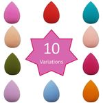 Buy Majestique 3 Types of Sponge Set for Daily Use, Dual Use Wet and Dry - Color May Vary - Purplle