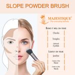 Buy Majestique Beautiful Makeup Brushes Set, Powder Brush, Blush Brush, Angled Contour Brush and Dome Shader Brush - 4Pcs - Purplle