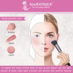 Buy Majestique Beautiful Makeup Brushes Set, Powder Brush, Blush Brush, Angled Contour Brush and Dome Shader Brush - 4Pcs - Purplle