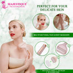 Buy Majestique Face Massage Kit, Ice Roller, Jade Massager and Gua Sha for Lifting, Neck Healing Skin Wrinkles - 3Pcs/Multicolor - Purplle