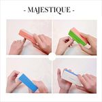 Buy Majestique Perfect Manicure Tool Set - 2pcs Double Sided Nail Filer with 2 Types Nail Buffer - Color May Vary - Purplle