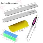 Buy Majestique Perfect Manicure Tool Set - 2pcs Double Sided Nail Filer with 2 Types Nail Buffer - Color May Vary - Purplle