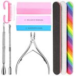 Buy Majestique Nail Care Set - Nail Filler with Nails Cutter, Double Sided Filer Big Size Nail Cutter Perfect Manicure - Color May Vary - Purplle