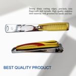 Buy Majestique Nail Care Set - Nail Filler with Nails Cutter, Double Sided Filer Big Size Nail Cutter Perfect Manicure - Color May Vary - Purplle