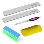 Buy Majestique Nail Care Set - Nail Filler with Nails Cutter, Double Sided Filer Big Size Nail Cutter Perfect Manicure - Color May Vary - Purplle