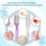 Buy Majestique Callus Remover Foot Scrubber, Foot Files Dead Skin Remover, Deluxe Pedicure Spa Treatment - 2Pcs/Multicolor - Purplle