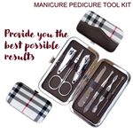 Buy Majestique Professional Manicure and Pedicure Set - 7pcs Multi-Use kit, 4 Way Buffer and Nail Filler - Color May Vary - Purplle