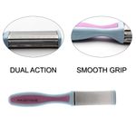 Buy Majestique Professional Pedicure and Manicure Set - Foot File, Pumice Stone and 4 in 1 Function Leg Scrubber - Color May Vary - Purplle