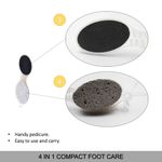 Buy Majestique Professional Pedicure and Manicure Set - Foot File, Pumice Stone and 4 in 1 Function Leg Scrubber - Color May Vary - Purplle