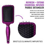 Buy Majestique Hair Brush Set - Paddle, Styling, Tail Comb & Wide Tooth Comb for Women & Men, Great on Wet or Dry Hair -Gold - Purplle
